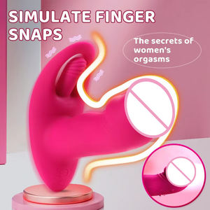 ウェアラブルディルドバイブレーター Gスポットクリトリス刺激器 バタフライバイブレーティングパンティー エロティックトイ 大人のおもちゃ 女性向け - Product Image 4