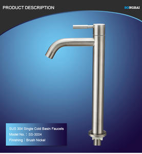 Songbai estándar europeo <span class=keywords><strong>lavabo</strong></span> pequeño de acero inoxidable <span class=keywords><strong>barato</strong></span> chapados en níquel Cuenca del <span class=keywords><strong>grifo</strong></span> del agujero único <span class=keywords><strong>grifo</strong></span> de agua - Product Image 5