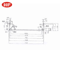Boîtier de commande en aluminium extrudé sur mesure OEM, usinage CNC, dissipateur thermique, boîtier de carte PCB, boîtier en aluminium IP54, finition poudrée