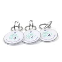 Collier de chien Nom Tag Pet Chaîne Collier ID Tag Différents QR Code RFID Chien Suivi NFC Tag