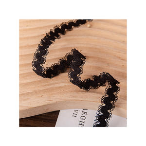 1.5cm en forme de S noir et blanc Nylon élastique tricot bourgeon ceinture à la main <span class=keywords><strong>bricolage</strong></span> décoratif dentelle accessoires pour vêtements et intimes - Product Image 5