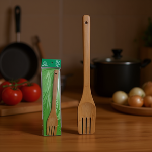 Set di 12 spatole in bambù per cucinare, utensili da cucina in legno - Product Image 2