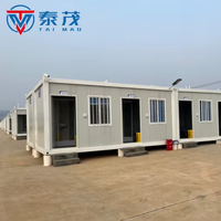 Casa Contenedor de 2 Pisos Indonesia, Brasil de 20 y 40 Pies, Costo de Casas Prefabricadas con Estructura de Acero, Cabina Móvil de Contenedor Prefabricado