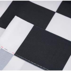 Ohocut Rustic Farmhouse Serviettes de cuisine Noir et blanc à carreaux Vintage Petit rideau de cuisine - Product Image 4