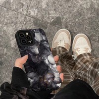 Coque de téléphone portable en cuir TPU souple à motif marbre, vente directe, pour iPhone X, XR, XS, 11, 12, 13, 14, 15, 16, 17, 18 Pro Max