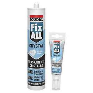 SOUDAL 290 ml Transparent FIX ALL Crystal Wall Mould Removers Adhesive Sealant - Product Image 1