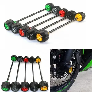 Avant de moto CNC roue fourche d'essieu Crash protecteur curseur support vis pour <span class=keywords><strong>KAWASAKI</strong></span> <span class=keywords><strong>Z650</strong></span> Ninja650 2017 2018 <span class=keywords><strong>2019</strong></span> - Product Image 1