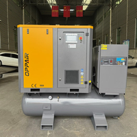 Compresseur d'air à vis tout-en-un 4-en-1 : Solution intégrée d'air comprimé pour le traitement du verre et les ventouses de levage