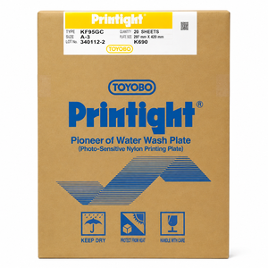 Placa de Resina Fotopolímera TOYOBO Printight KF95GC, Tamaño A3, 20 Hojas/Caja, Placa Flexográfica Lavable <span class=keywords><strong>con</strong></span> Agua para Impresión de Etiquetas y Adhesivos - Product Image 1