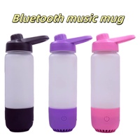 560ml Multifonctionnel Smart Sports Tasse À Eau Extérieure Bluetooth Audio Lumière Bouilloire Direct Boire pour Adultes