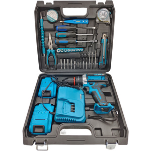 Ensemble de perceuses sans fil industrielles multifonctionnelles 21V au lithium pour la maison et l'atelier, avec moteur, tournevis et batterie à percussion – Vente en gros - Product Image 3