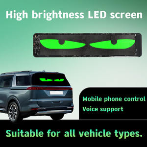 Schermo Led flessibile programmabile personalizzato Rgb colore occhio arrabbiato pannello di visualizzazione animato per camion accessori diil occhi luce - Product Image 2