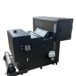 Mesin bubuk bergoyang, ukuran A1 Dual printhead dan langsung ke Film Printer Dtf mesin cetak untuk T-shirt