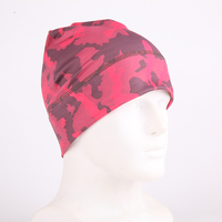 Gorro con logotipo personalizado para ciclismo y montañismo, gorro forrado de satén para montar en bicicleta, senderismo, gorro con logotipo bordado impreso, gorro de calavera de otoño Unisex