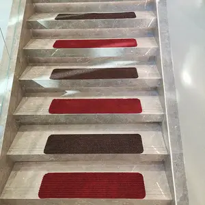 HJ环保聚酯毛毡楼梯保护器地毯踏板楼梯别针垫地毯防滑滑道