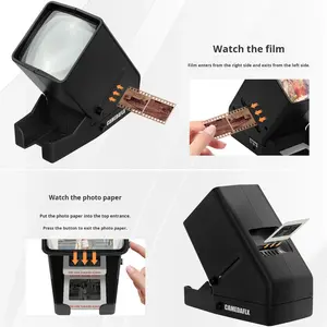 Visualiseur de films CYFOTO 135MM, grossissement 3x, <span class=keywords><strong>LED</strong></span> HD, plastique ABS, fabriqué en Chine, pour films positifs et négatifs - Product Image 3