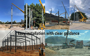 Estructura de Columnas y Vigas de Acero Prefabricadas para Grandes Edificios y Centros Logísticos en Arabia Saudita, Precio por Kg - Product Image 6