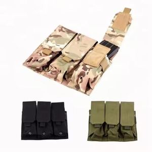 ซองใส่แม็กกาซีนแบบสามช่อง Tactical PALS MOLLE ขนาด 5.56/.223 สำหรับปืน ทำจากโพลิเมอร์และไนลอนที่ทนทาน - Product Image 4