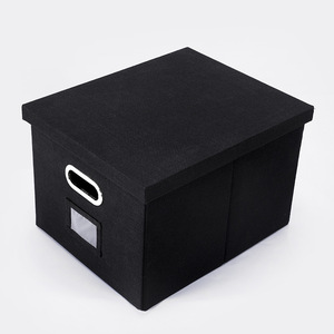 Caja de Almacenamiento de Documentos, Caja de Almacenamiento de Datos para Escritorio de Oficina, Caja de Almacenamiento de Tela Plegable - Product Image 2