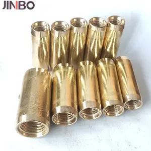 Best Selling Earth Rod Coupler Brass Material Ground Rod Connection Coupling