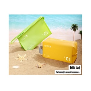 New Arrival Custom Multi-size <b>Makeup</b> Bag PVC <b>Makeup</b> Bag Logo Printing Jelly <b>Makeup</b> Artist Bag - Product Image 3
