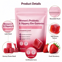 Bonbons gélifiés pour adultes à l'ashwagandha et aux glucides, améliorent l'immunité, favorisent l'hydratation intime, contrôlent les odeurs et équilibrent le pH, 80 unités