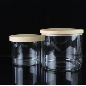 Frasco de vidrio Zhongtian para cápsulas de café con tapa de madera, transparente, tamaño grande, para uso en la cocina. - Product Image 5