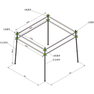 Metal Structure Outdoor Portable <b>Canopy</b> Bar Camp Large Dining Sunshade <b>Canopy</b> Atmosphere <b>Tent</b> for Middle East 1 Metal Structure - Product Image 3
