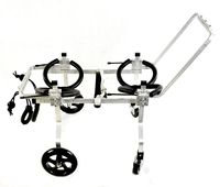 HEDY PW03 – fauteuil roulant à 4 roues en alliage d'aluminium pour chien et chat, chariot, fauteuil roulant pour pattes avant et arrière et chien et chat