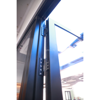 Porte à battants en aluminium de sécurité à double vitrage moderne de haute qualité sur mesure australienne AMJ AS2047