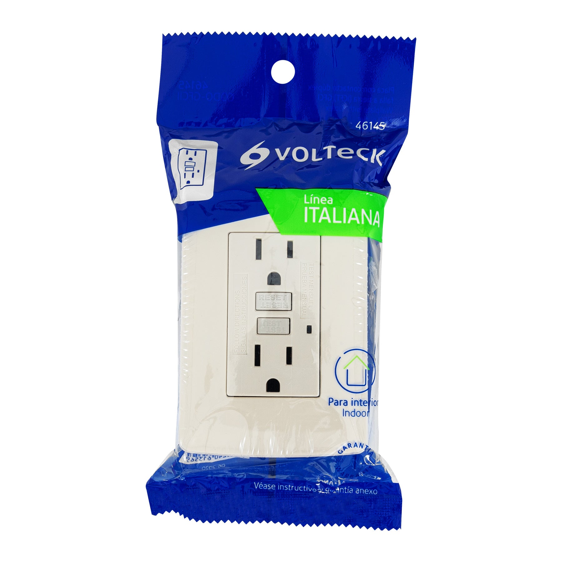 Volteck из слоновой кости дуплекс ЗАЗЕМЛЕНИЯ GFCI сосуд итальянская линия ELBOW-GFCII серии для электробезопасности