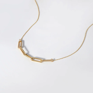 영감을 보석 뜨거운 인기 Paperclip 펜던트 목걸이 비 Tarnish 방수 도매 Paperclip 칼라 초커 목걸이 - Product Image 3