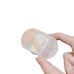 <b>Mini</b> 3-Compartment Pillbox <b>Storage</b> <b>Box</b> Plastic Portable Medicine Organizer With Printed Logo - Product Image 5