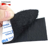 3M Adhésif Fort Adhésif Double Face Écologique Crochet Boucle Ruban Réutilisable Colle Fixation de Câble Tissu Nylon