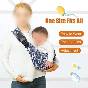<span class=keywords><strong>Porte</strong></span>-bébé écharpe pour bébé et tout-petit, nouveau modèle 2025, imperméable, avec fermeture éclair, portable, léger, antidérapant, siège de hanche, capacité de 10 à 30 livres - Product Image 3