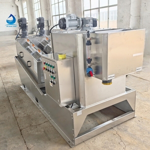 Máquina Deshidratadora de Lodos con Prensa de Tornillo de Acero Inoxidable para Tratamiento de <span class=keywords><strong>Residuos</strong></span> de Cocina y Aguas Grises - Product Image 2