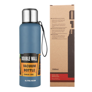 Flacon à vide à double paroi en acier inoxydable de 500ml/750ml/1000ml - Product Image 6