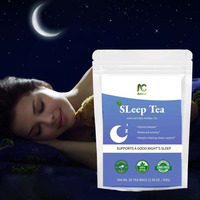 Mélange de tisanes personnalisable OEM pour le sommeil, avec bulbe de lys, graines de lotus, jujube et camomille, pour une routine nocturne relaxante, vente en gros