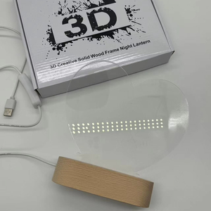 工厂库存清仓夜灯可写留言板礼品低价出售生日礼物亚克力夜灯 - Product Image 5