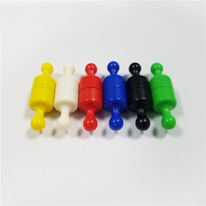 Tùy Chỉnh Bảng Trắng Vòng Nhựa Phẳng Bao Phủ Dính Tủ Lạnh Nút Giấy Nam Châm Từ Ningbo Trung Quốc - Product Image 4