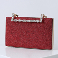 Tas Clutch Malam Berkilau Wanita Dompet Perjamuan Gesper Berlian Modis Tas Tangan Makan Malam Pernikahan Dompet Ponsel Hadiah Pesta