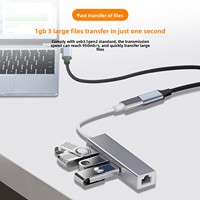Câble d'extension USB 3.1 Gen 2 Type-C mâle vers Type-C femelle coudé, conducteur en cuivre pour la charge de la console Switch et la transmission vidéo
