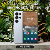 Smartphone S25 Ultra 5G, écran OLED 7,3 pouces, double SIM, Android 14, appareil photo 108MP, stylet inclus, vente en gros