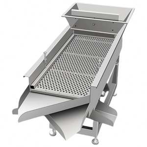 เครื่องคัดแยกแบบสั่นสะเทือนชนิดเส้นตรง 3 ช่องจ่าย สำหรับเมล็ดกาแฟ ทราย กรวด เม็ดพลาสติก อาหารสัตว์ ถั่ว ผลไม้ งา - Product Image 1