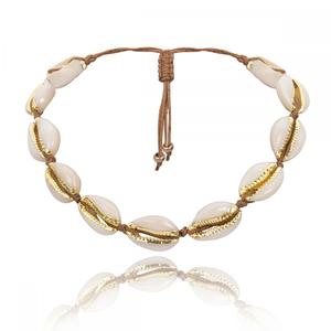 Collier de style bohème réglable <span class=keywords><strong>avec</strong></span> <span class=keywords><strong>cordon</strong></span> de cire pour femme, longueur de 25mm, 32.5cm, 1624823 - Product Image 1