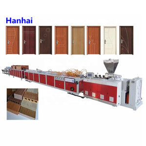 Máy làm tấm, ván, khung cửa, tấm ốp ngoài trời bằng nhựa PVC, WPC, PE - Product Image 1