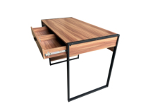 TD-1921 de bureau d'ordinateur avec 3 étagères ouvertes bureau en métal pour bureau d'étude à domicile pour adolescents et étudiants