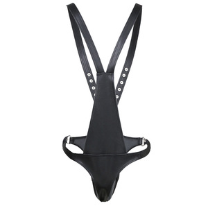 Arnés de cuero sintético para hombre, lencería sexy, mono ajustable de piel sintética, ropa de club, disfraz de rol, ropa interior - Product Image 5