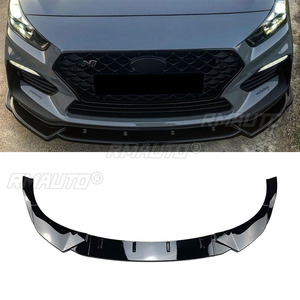Front Bumper Lip Spoiler Diffuser <b>Splitters</b> Body Kit Aprons Cover Guard Trim for Hyundai I30N MK3 MK3.5 2017+ - Product Image 1