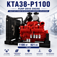 Moteur diesel V12 turbocompressé SCDC Cums KTA38-P1100 1100HP 821kW pour pompe à eau industrielle et alimentation en eau de station de pompage